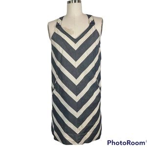 Anthropologie by Postmark Endpoint Chevron Jumper Dress size 4